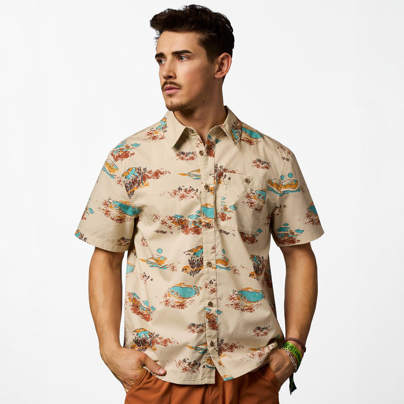 Cotopaxi Estival Button Up Shirt Print - Mens
