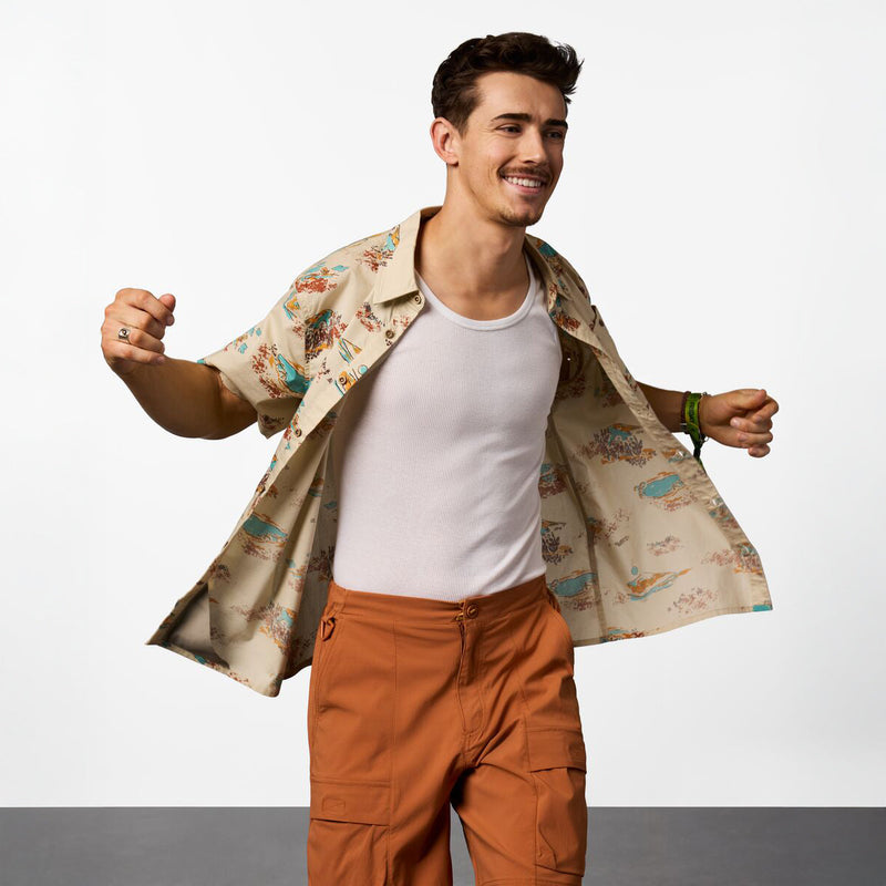 Cotopaxi Estival Button Up Shirt Print - Mens