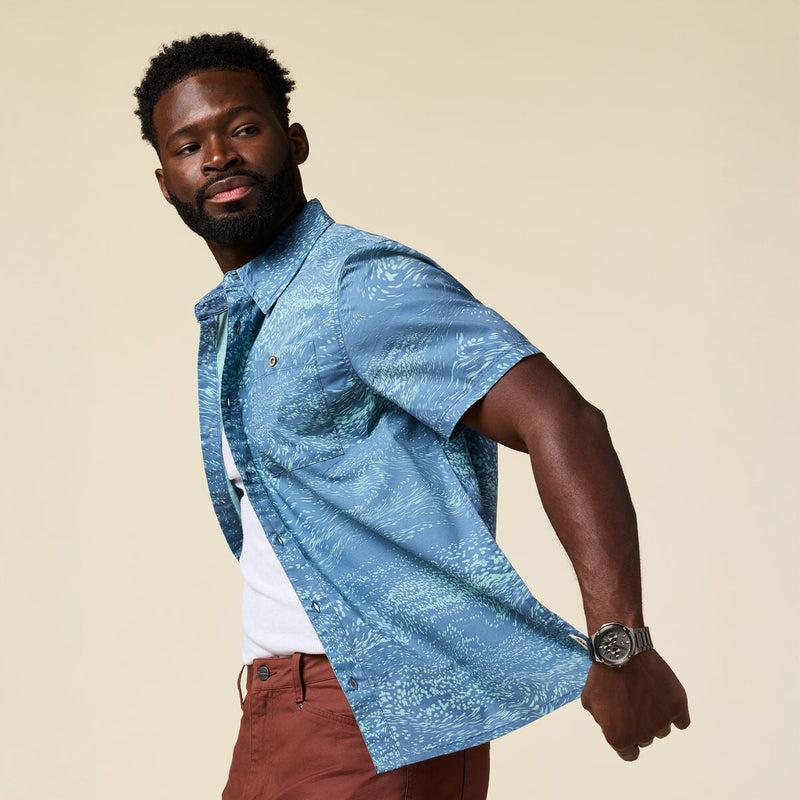 Cotopaxi Estival Button Up Shirt Print - Mens