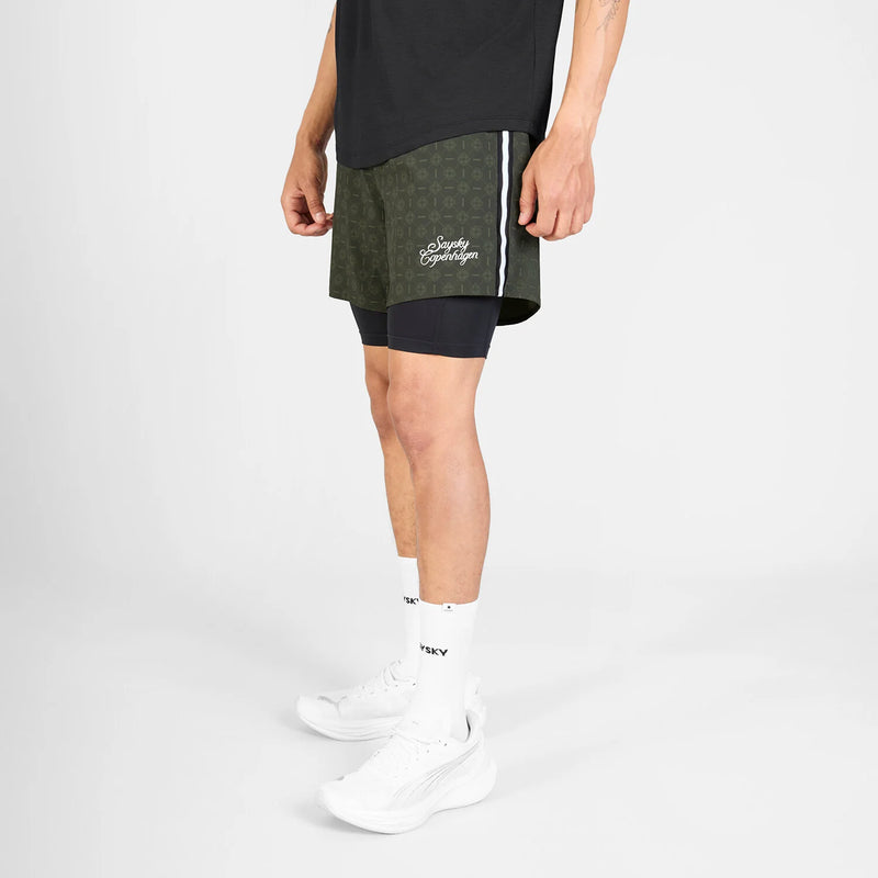 Saysky Couture Pace 2 in 1 Shorts 5'' - Mens