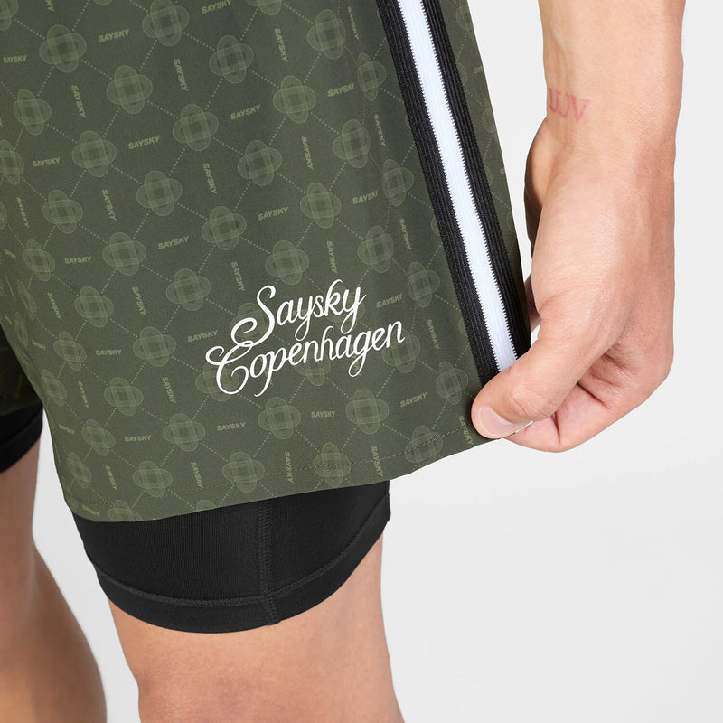 Saysky Couture Pace 2 in 1 Shorts 5'' - Mens