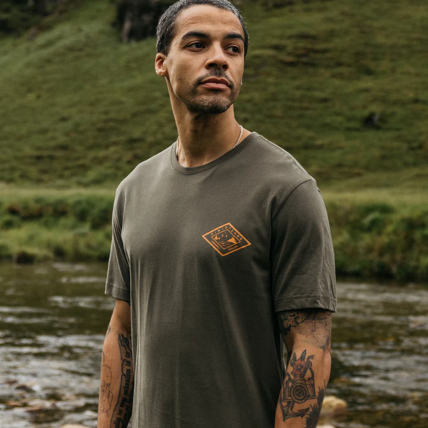 Finisterre - Diamond Logo T-Shirt - Mens