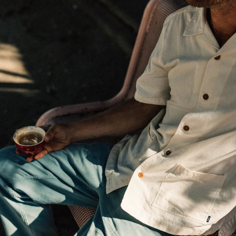 Finisterre - Hendra Cotton Short Sleeve Shirt - Mens