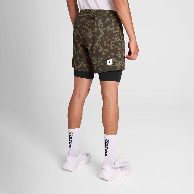 Saysky - Camo Pace 2 in 1 Shorts 5'' - Mens