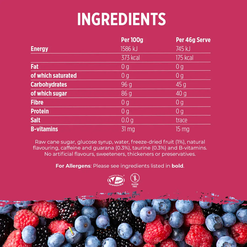 Voom - Caffeine Kick Pocket Rocket - Berry