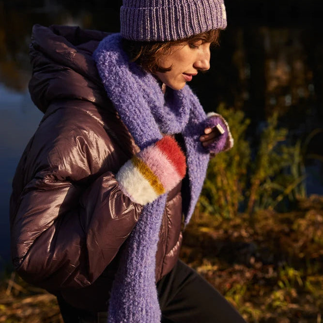 Barts - Kumana Fingerless Gloves - Purple