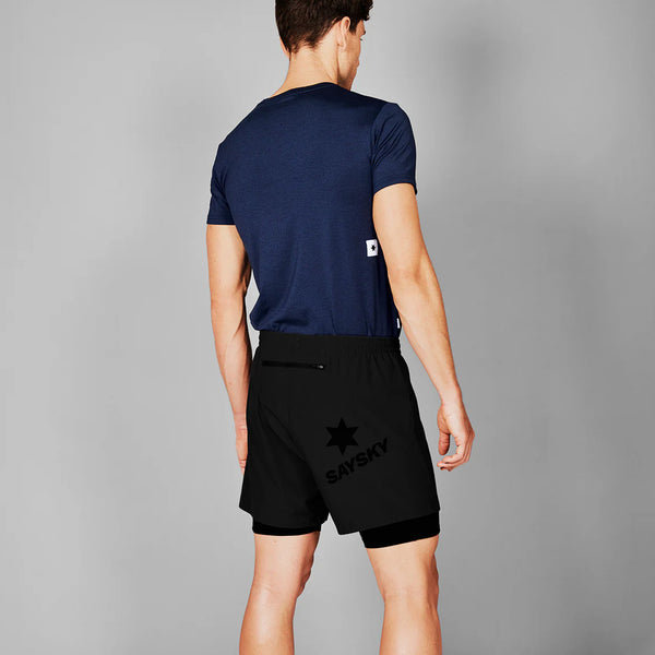 Saysky - 2 in 1 Pace Shorts 5'' - Mens