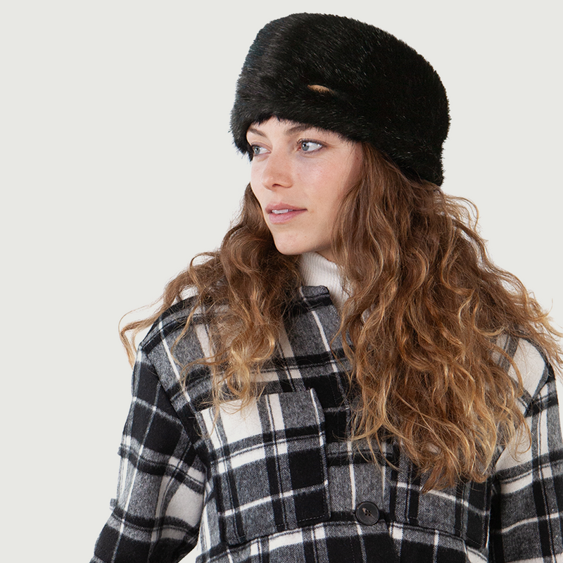 Barts - Fur Headband - Black