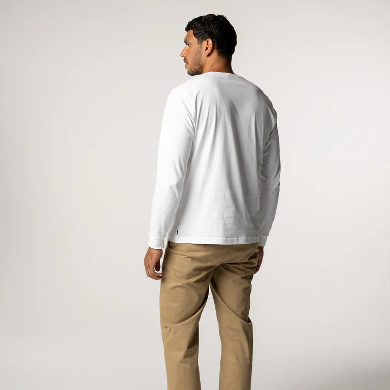 Finisterre - Harlyn Logo Long Sleeve T-shirt - Mens