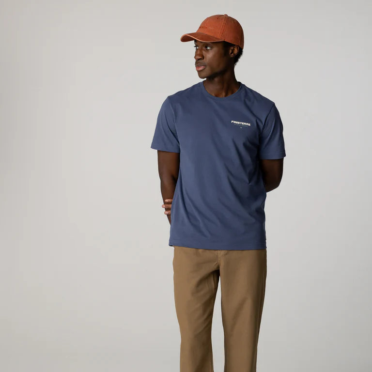 Finisterre Letterpress Short Sleeve T-shirt - Mens