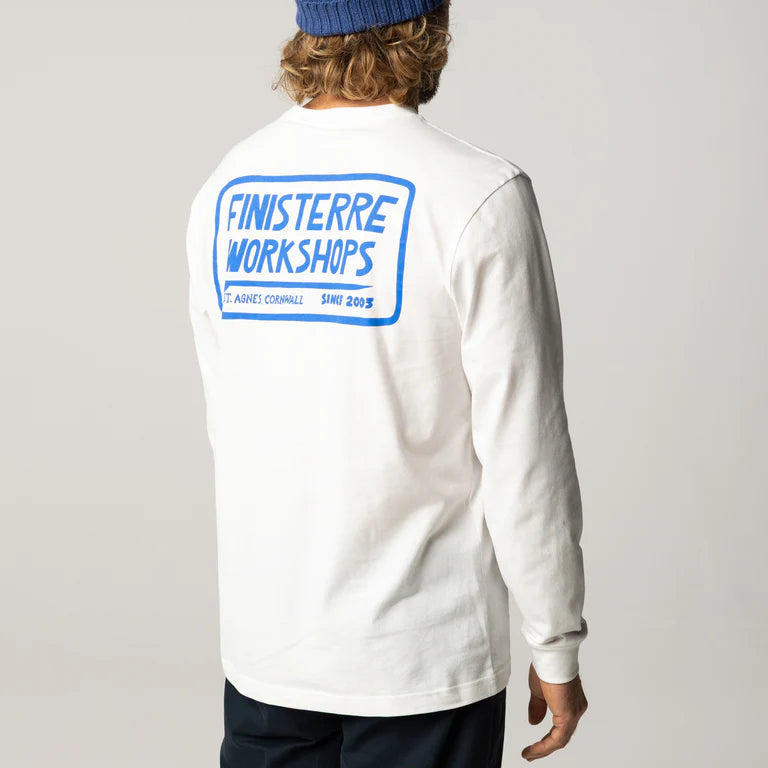 Finisterre - Workshop Logo Long Sleeve T-shirt - Mens