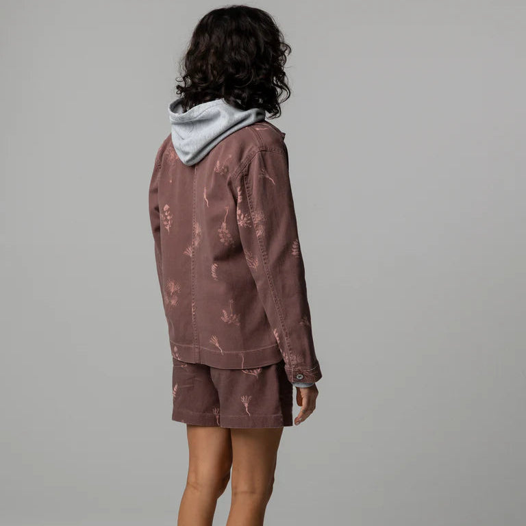 Finisterre - Floral Marine Yarrel Printed Chore Jacket - Womens