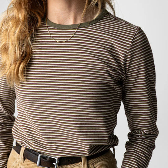 Finisterre - Eldon Long Sleeve Stripe T-Shirt - Womens