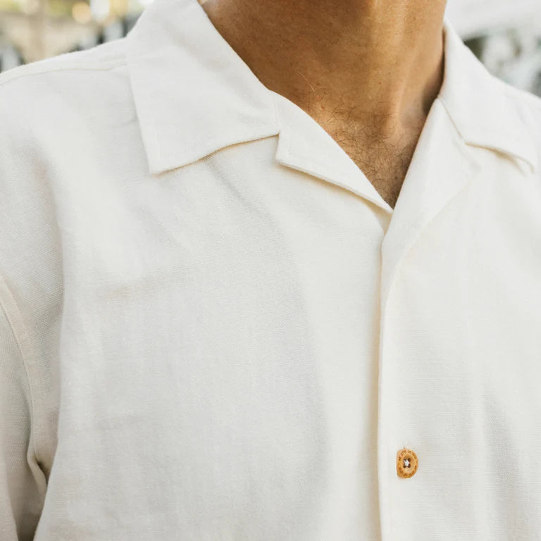 Finisterre - Hendra Cotton Short Sleeve Shirt - Mens