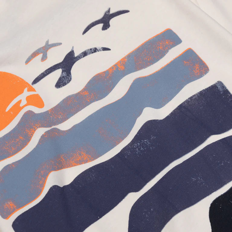 Finisterre Waves Short Sleeve T-shirt - Mens