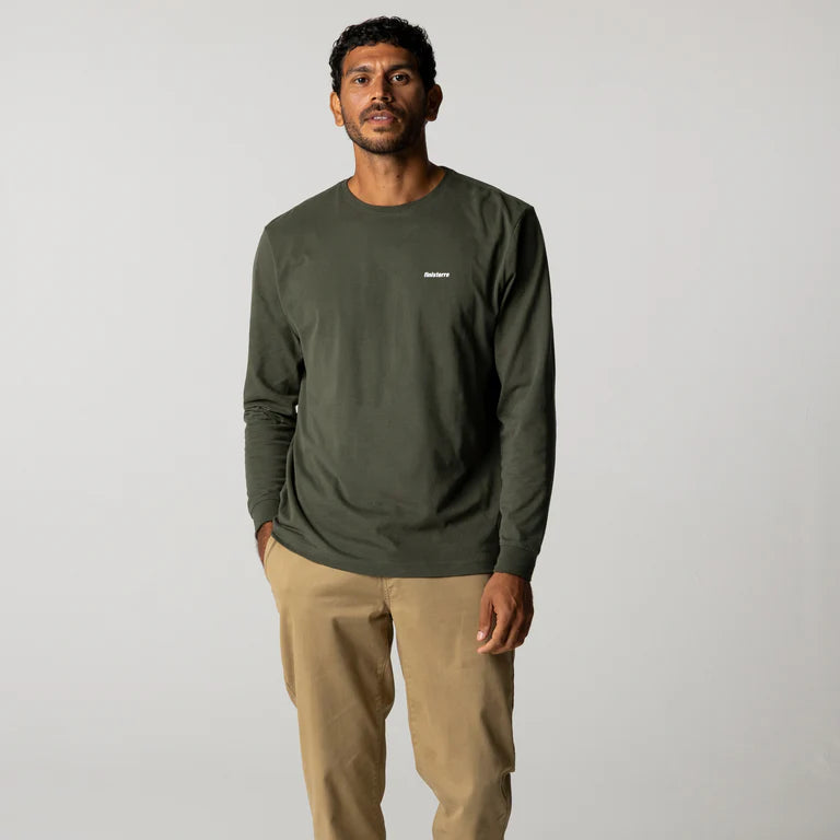 Finisterre - Harlyn Logo Long Sleeve T-Shirt - Mens