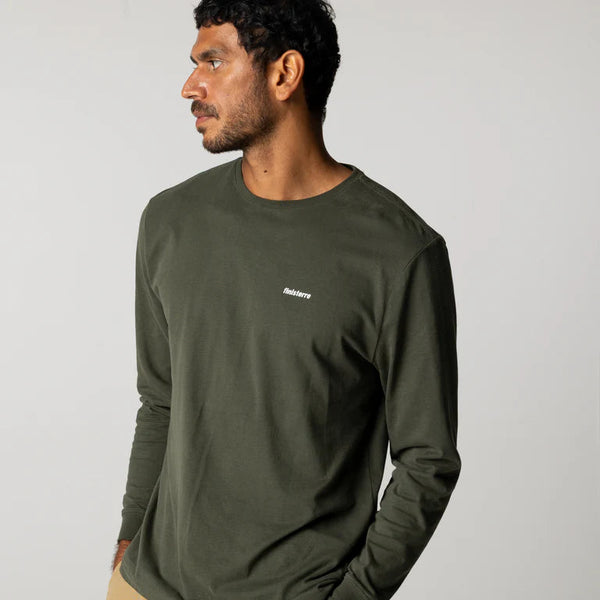 Finisterre - Harlyn Logo Long Sleeve T-Shirt - Mens